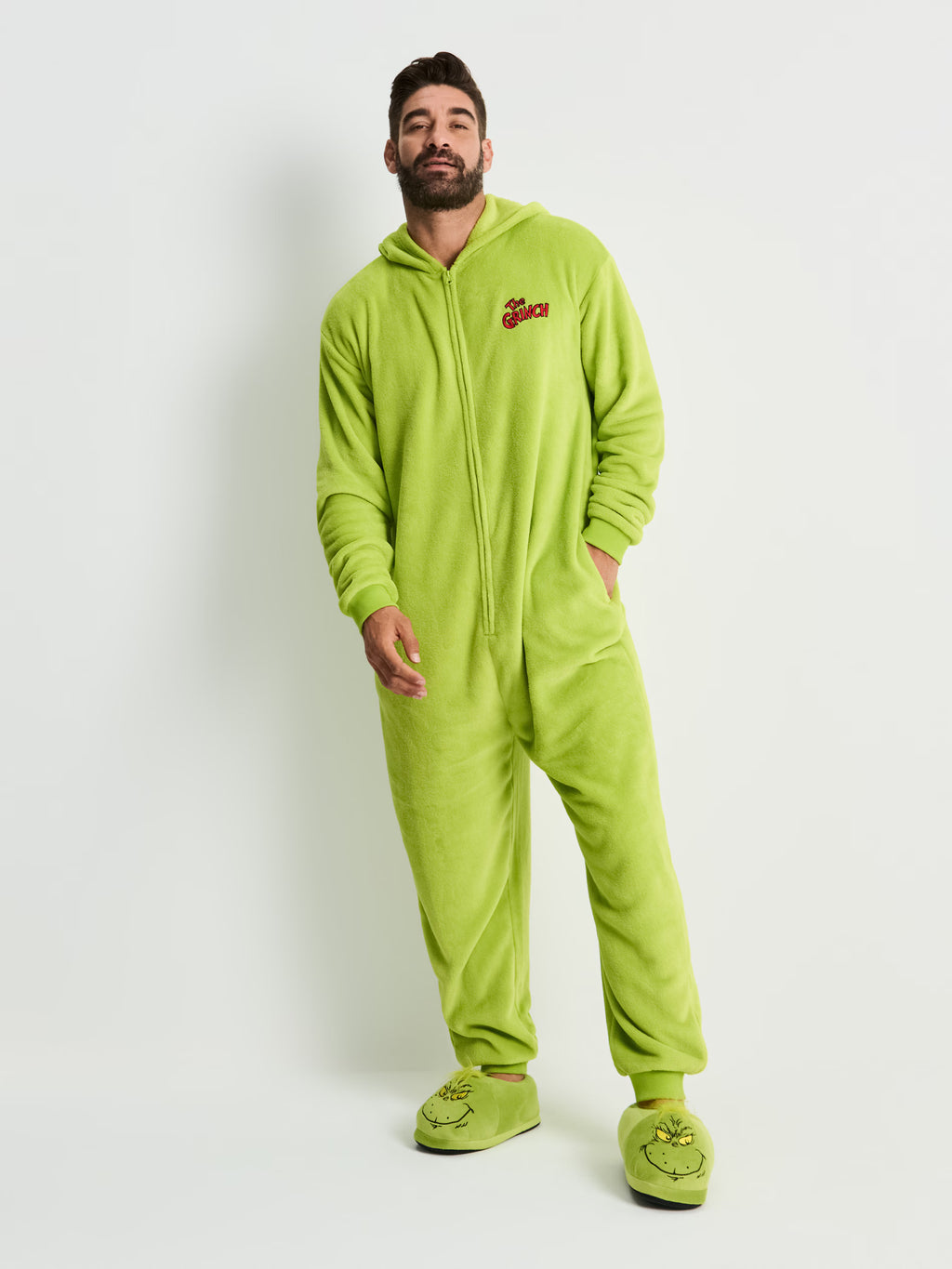 Men's Grinch Matching Family Onesie