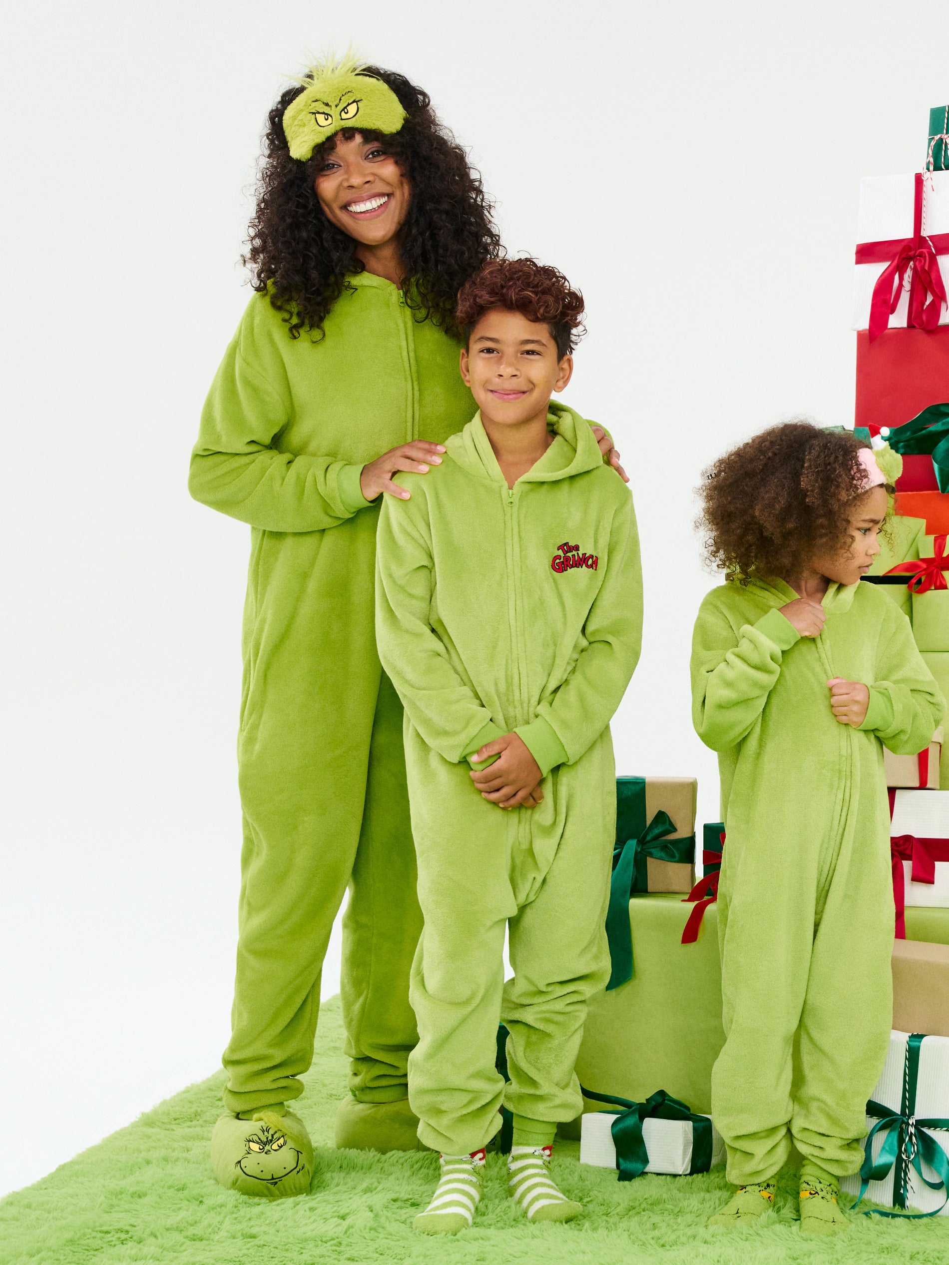 Ladies Grinch Matching Family Onesie