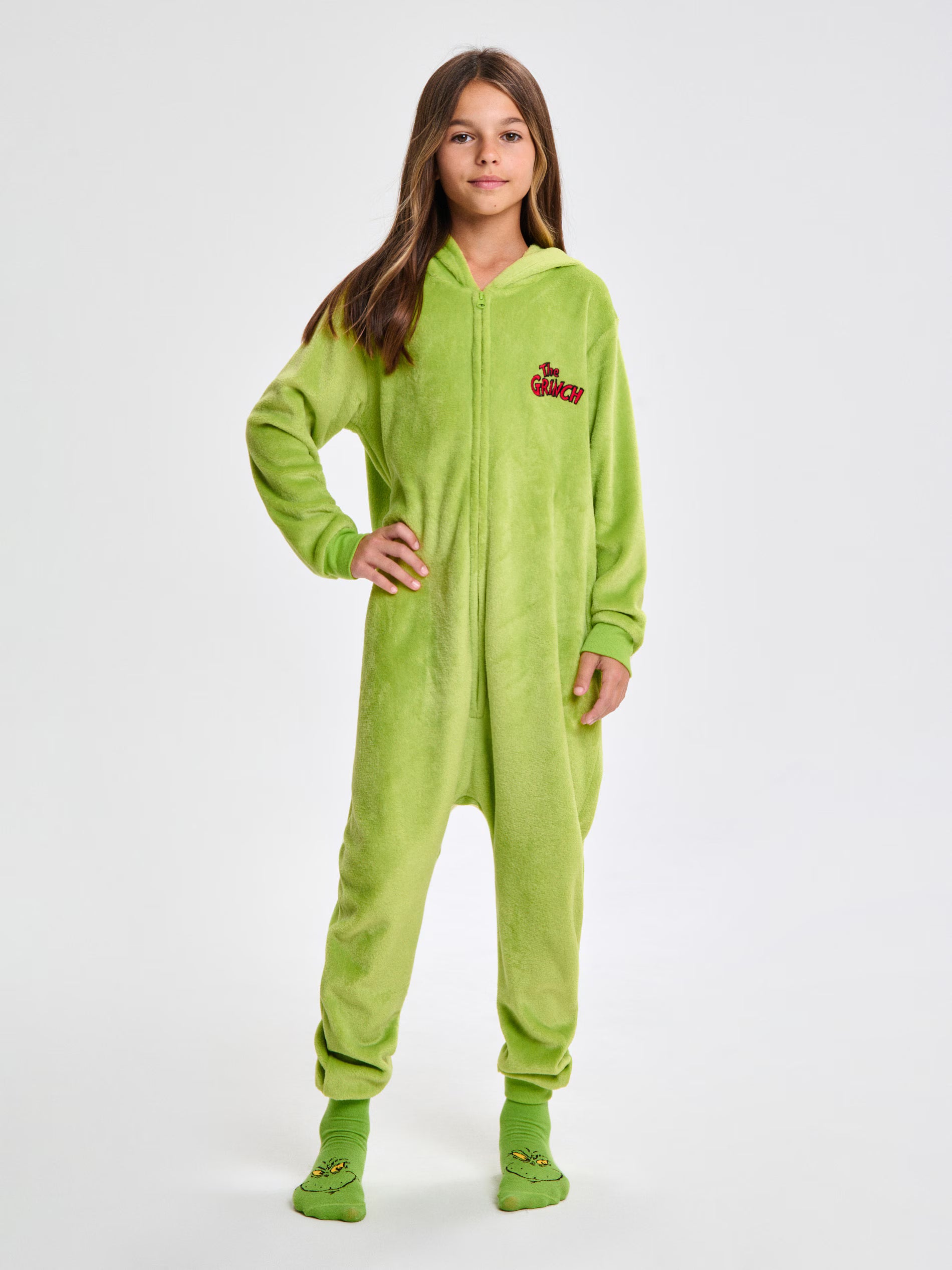 Kids Grinch Matching Family Onesie