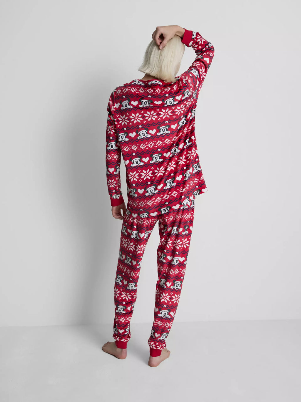 Women's Disney's Mickey Mouse Fair Isle Family Christmas Pajamas
