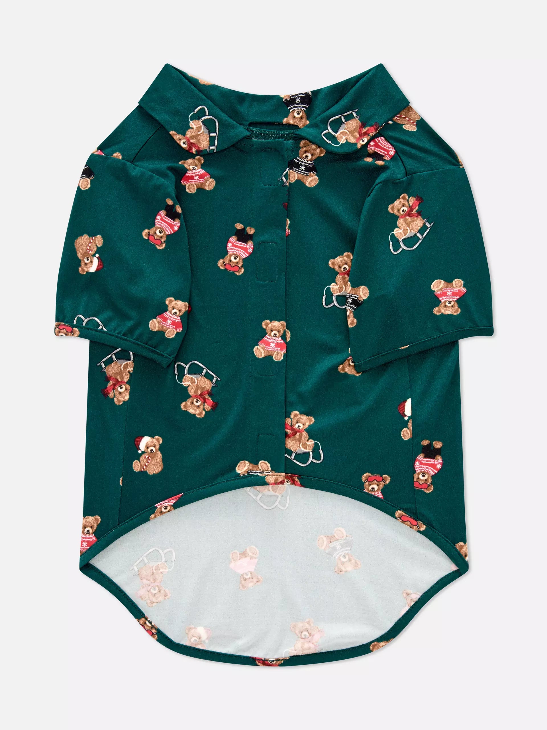 Pets Green Bear Family Christmas Pajamas