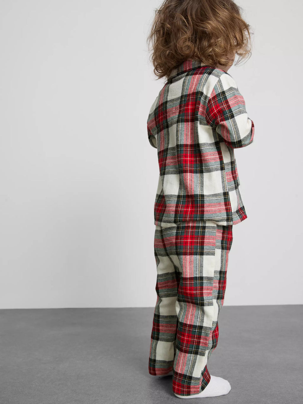 Babies Pure Cotton Check Family Christmas Pajamas